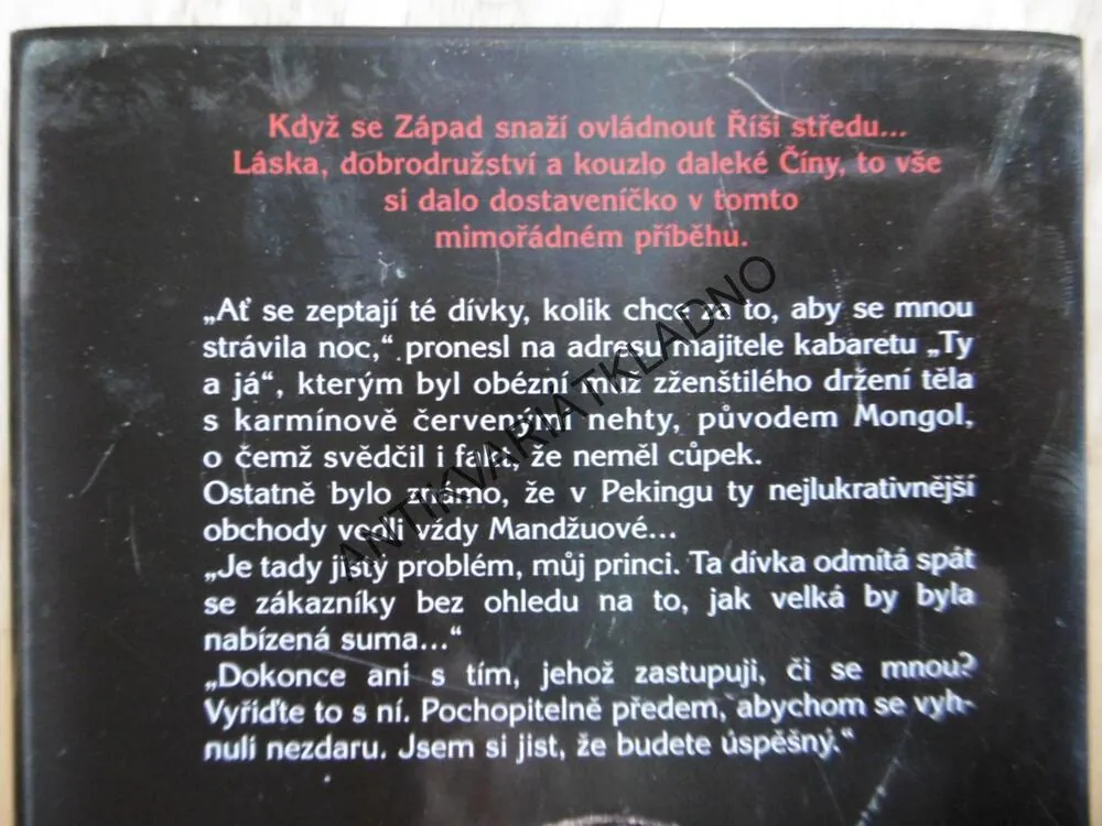 ŘÍŠE SLZ, JOSÉ FRÉCHES, OPIOVÁ VÁLKA 1., **an