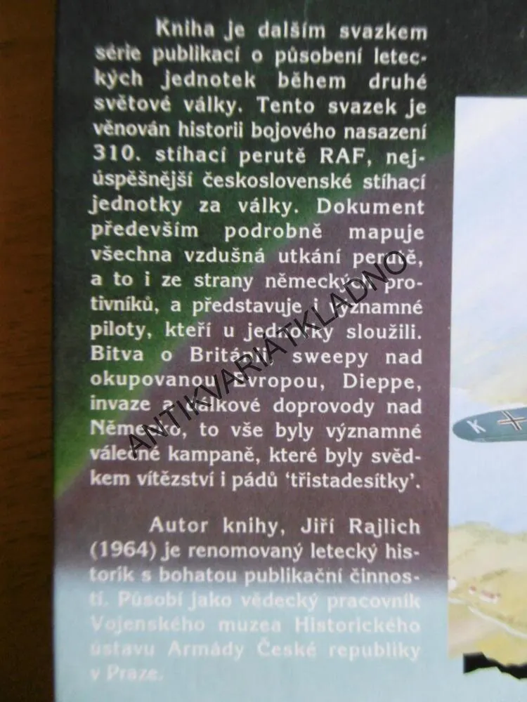 310. STÍHACÍ PERUŤ, JIŘÍ RAJLICH, **an