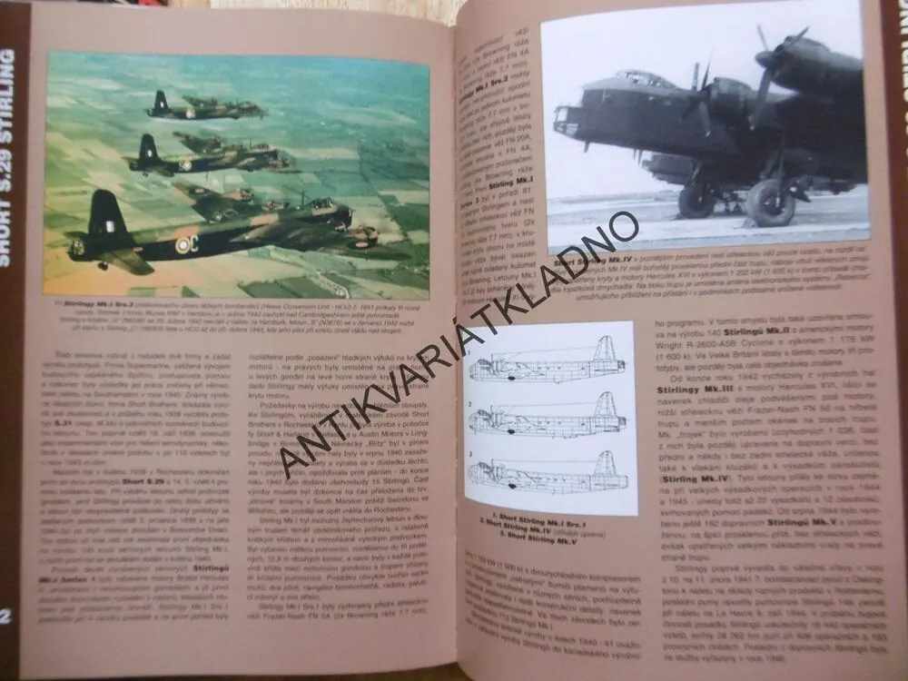 LETADLA 1939-45, 2.DÍL, STÍHACÍ A BOMBARDOVACÍ LETADLA VELKÉ BRITÁNIE