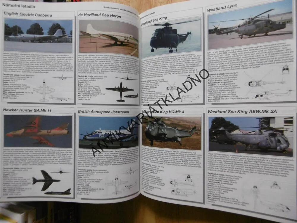 ENCYKLOPEDIE LETADEL,BONBARDÉRY, STÍHACÍ, NÁMOŘNÍ, BOJOVÁ, PRŮZKUMNÁ, CVIČNÁ, LEHKÁ, VRTULNÍKY, LETADLO, **an