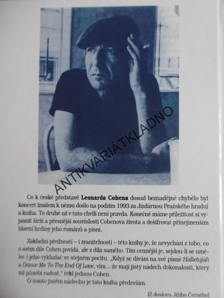 ŽIVOT V UMĚNÍ, LEONARD COHEN