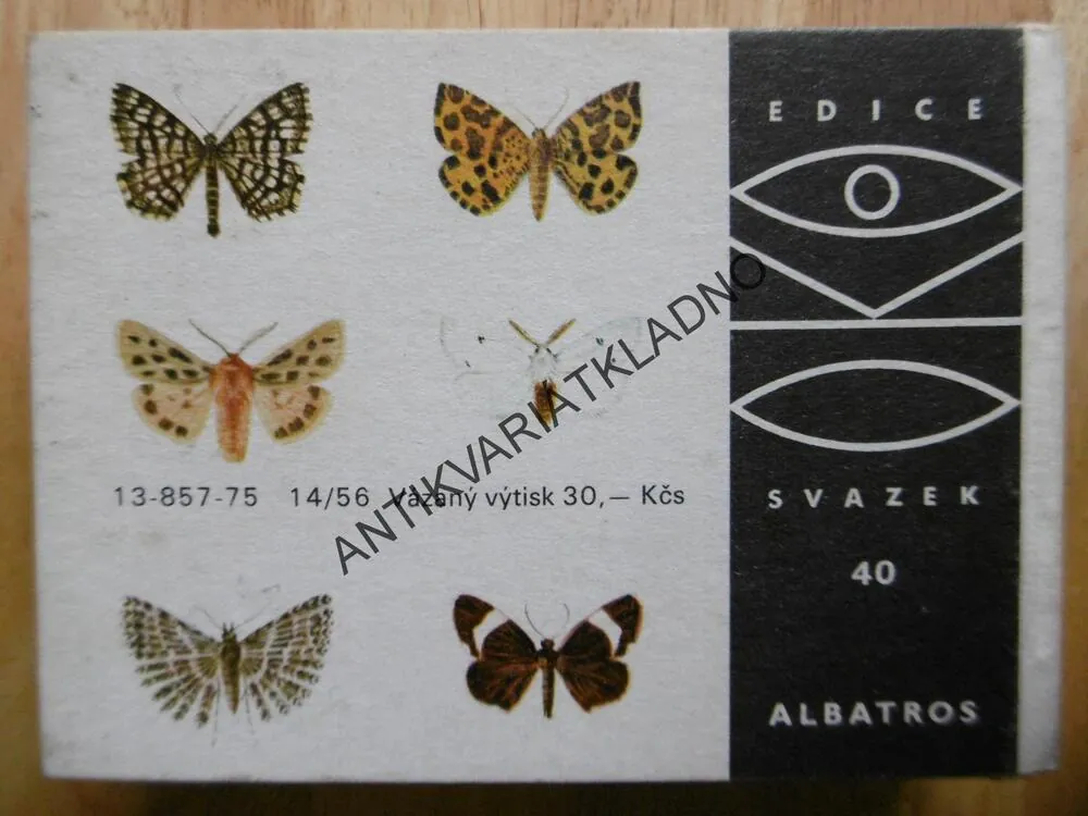NAŠI NOČNÍ MOTÝLI, MOUCHA, ZAHRADNÍK, VANČURA, EDICE OKO 40, **an