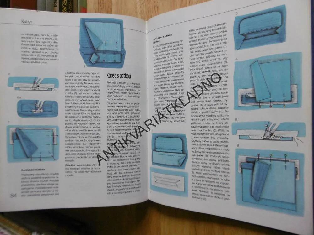 ŠITÍ KROK ZA KROKEM, BURDA, TVOŘIVÝ KONÍČEK PRO KAŽDÉHO, 950 ILUSTRACÍ