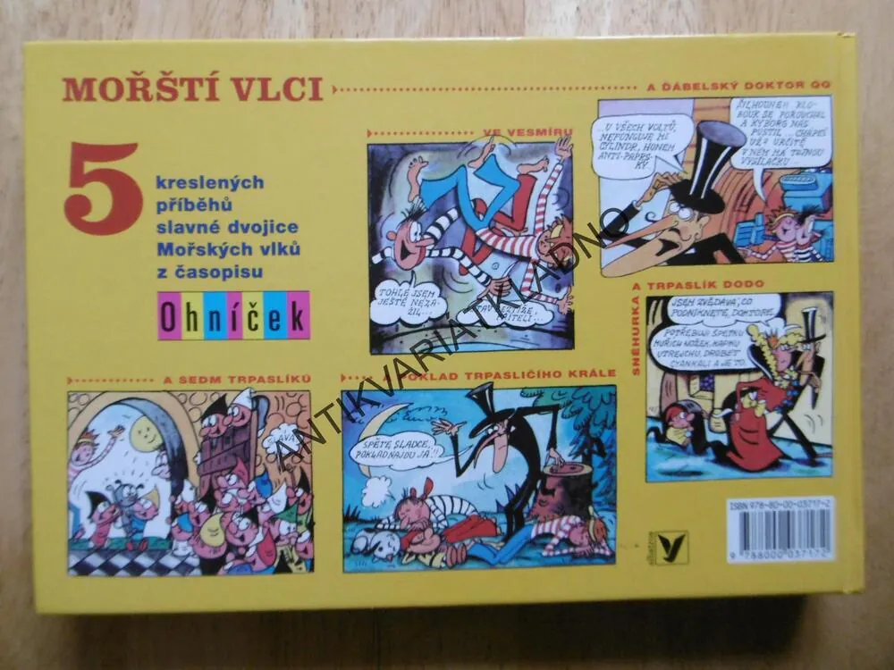 DOBRODRUŽSTVÍ MOŘSKÝCH VLKŮ, STEKLAČ, FALTOVÁ, KOMIKS
