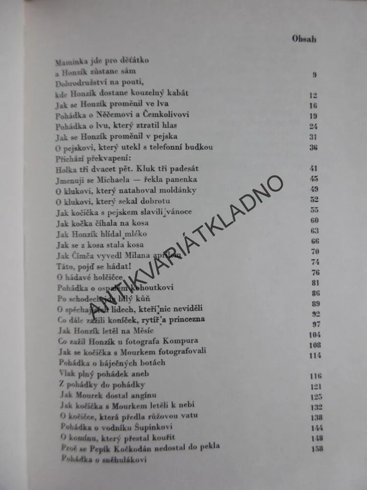 VESELÉ POHÁDKY Z RUKÁVU ANEB JAK SE HONZÍK MĚNIL...., SYROVÁTKA, ZMATLÍKOVÁ, **an
