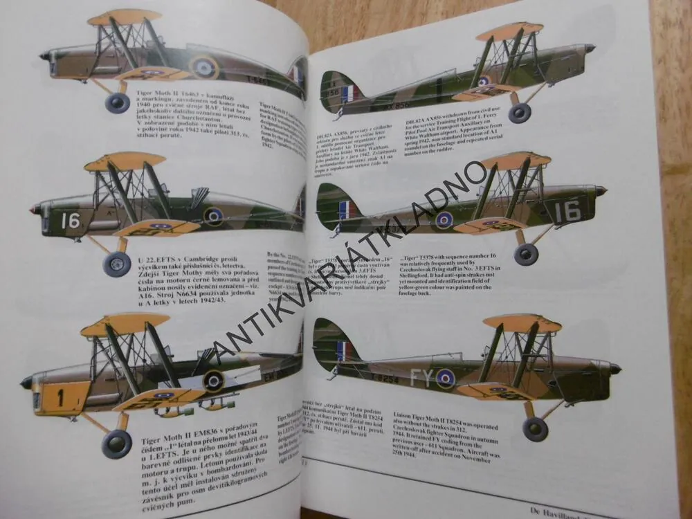 ILUSTROVANÁ HISTORIE LETECTVÍ, AVIA/LETOV, AERO, HAVILLAND, HURT, KUČERA, CHALAS, **an