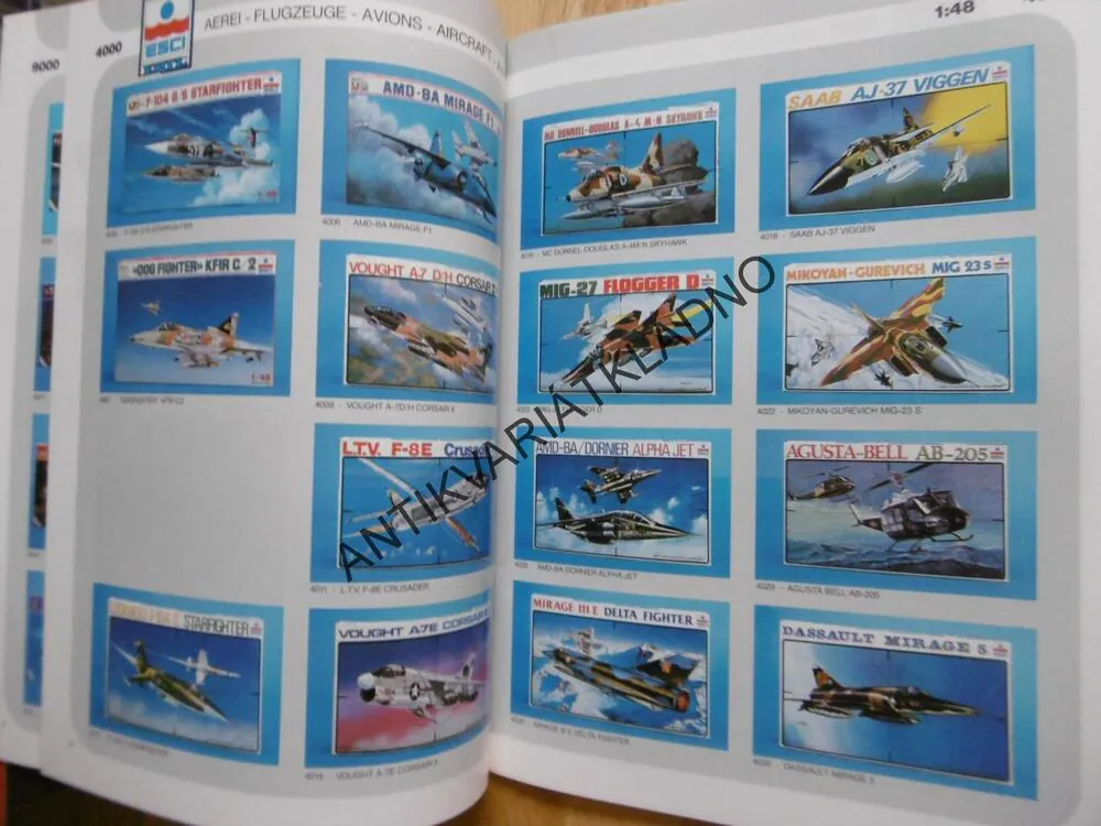ESCI-EETL PLASTIC HOBBY KITS ITALY 1990, KATALOG