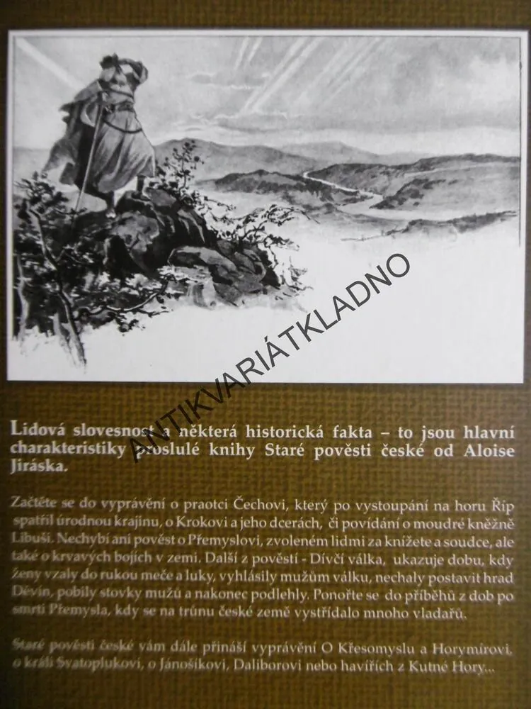 STARÉ POVĚSTI ČESKÉ , ALOIS JIRÁSEK,V. ČERNÝ, 2013, **an