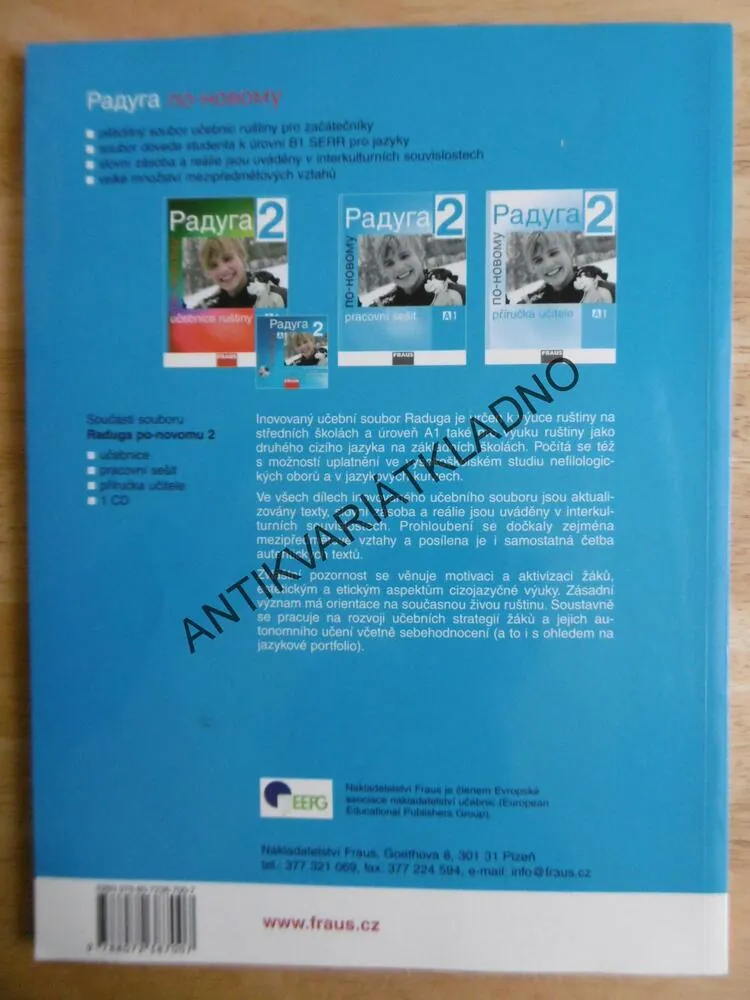 UČEBNICE RUŠTINY,2, FRAUS, RUSKÝ JAZYK