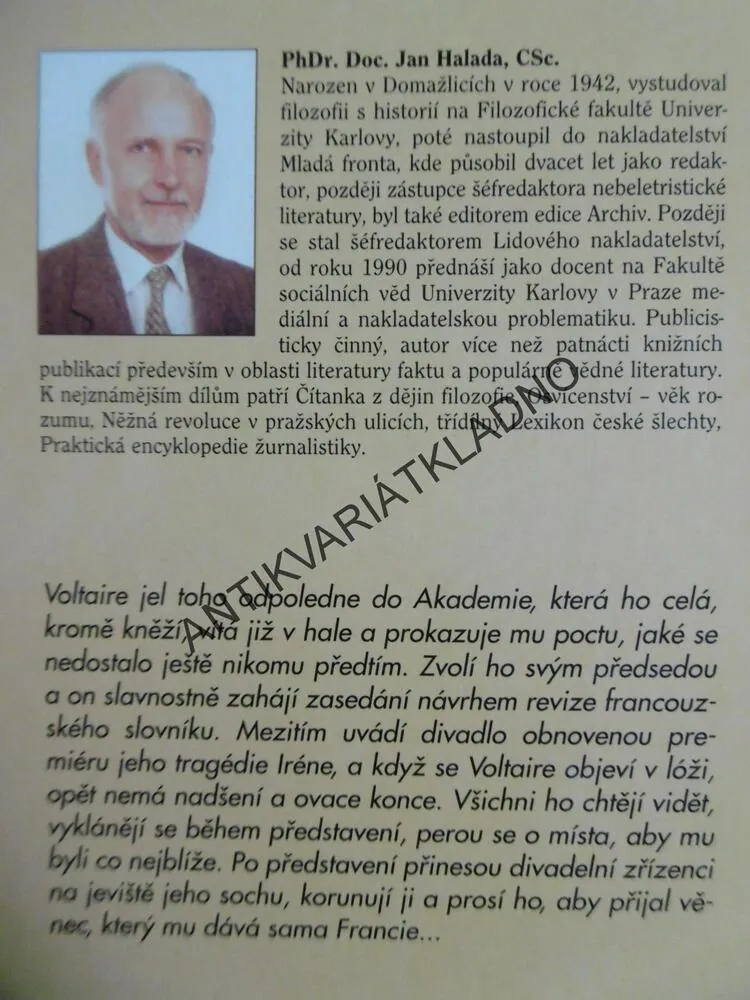 OSUDY MOUDRÝCH, JAN HALADA- AUTOGRAM S VĚNOVÁNÍM