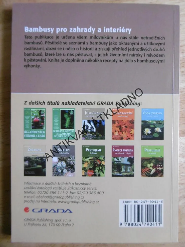 BAMBUSY PRO ZAHRADY A INTERIÉRY, KASTNER, JAN ONDŘEJ, 
