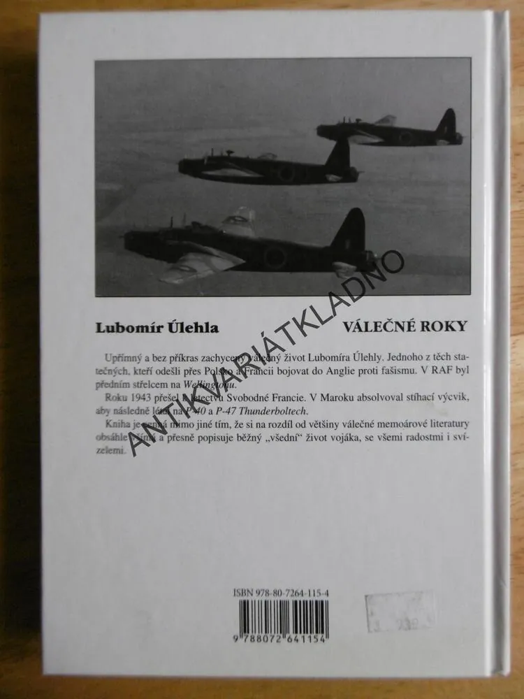 VÁLEČNÉ ROKY, LUBOMÍR ÚLEHLA,
