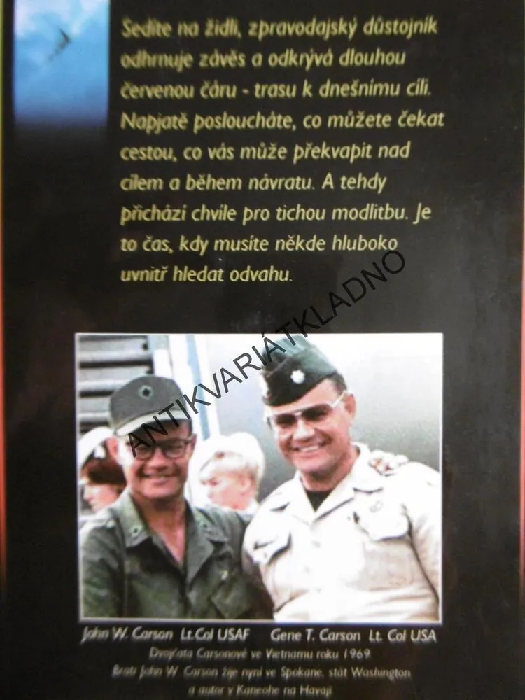 WING DING, PAMĚTI ZADNÍHO STŘELCE, LT.COL.EUGENE T.CARSON USA