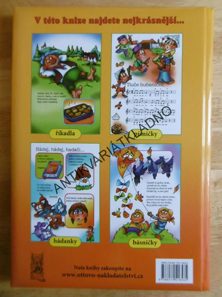 ŘÍKADLA A PÍSNIČKY PRO MALIČKÉ DĚTIČKY, **an