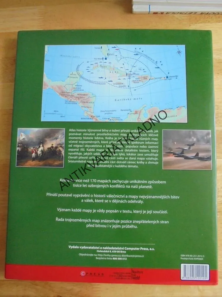 ATLAS HISTORIE,VÝZNAMNÉ BITVY A TAŽENÍ, ATLAS HISTORIE, VÁLKA, ARMÁDA, SWANSTON, **an