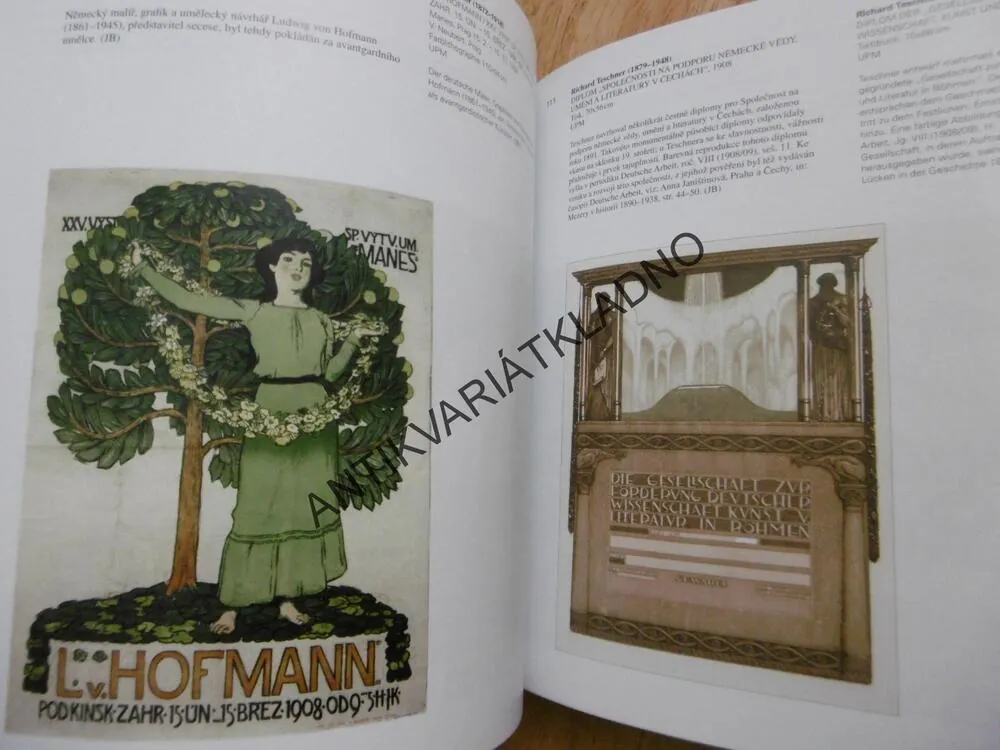 KNIŽNÍ UMĚNÍ A PLAKÁT 1900-1939,NĚMECKOJAZYČNÁ LITERATURA Z PRAHY A ČESKÝCH ZEMNÍCH, P-A