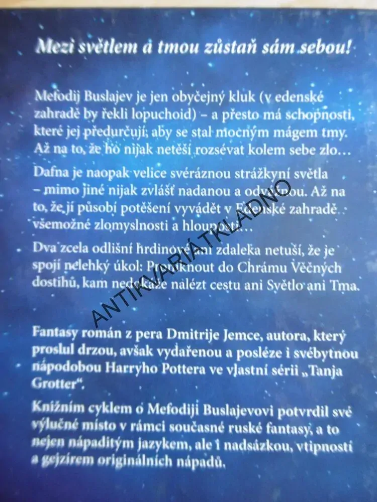 ČARODĚJ PŮLNOCI, DMITRIJ JEMEC, **an