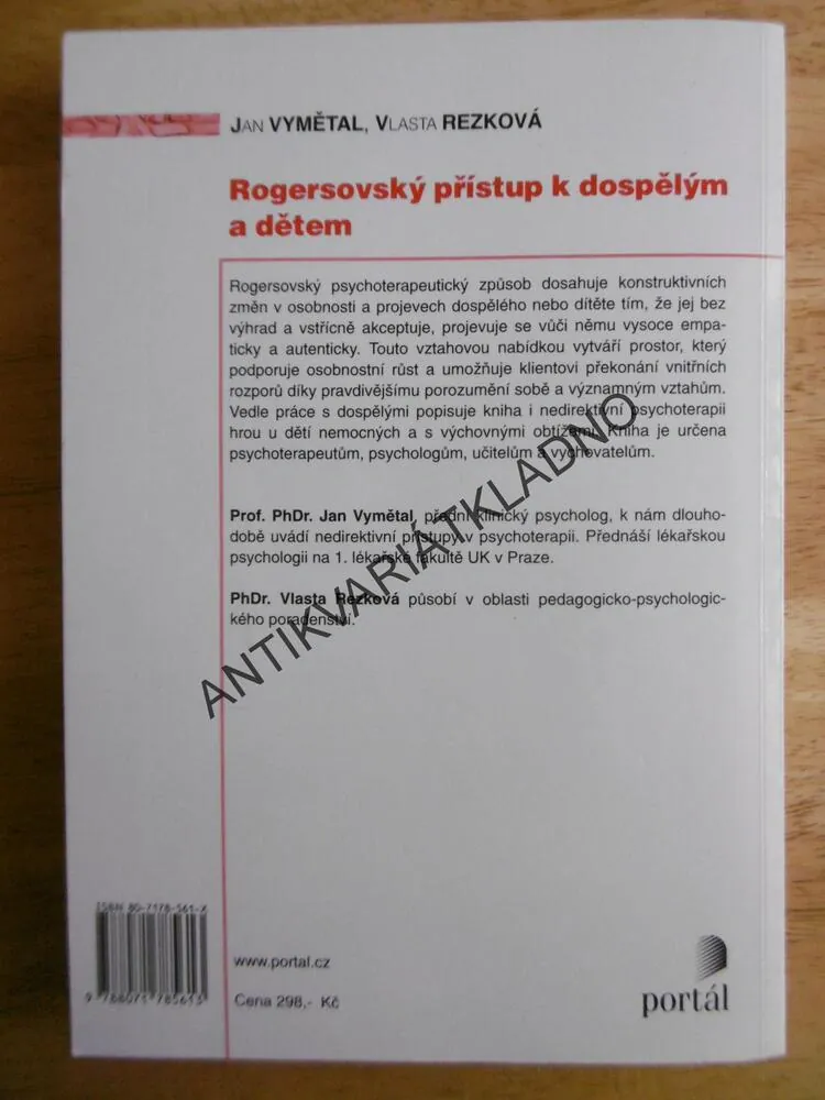 ROGERSOVSKÝ PŘÍSTUP K DOSPĚLÝM A DĚTEM, VYMĚTAL, REZKOVÁ