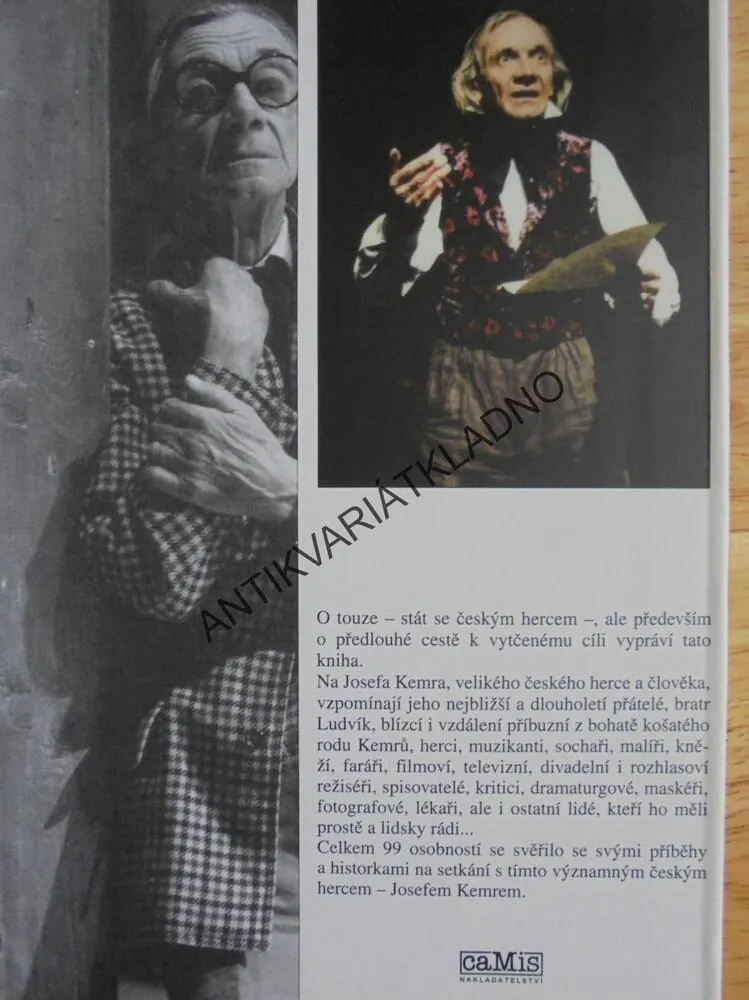JOSEF KEMR, O SOBĚ, FILM HEREC, **an