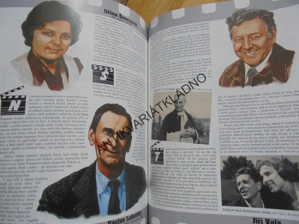 HVĚZDY ČESKÉHO FILMU 2., ČÁSLAVSKÝ,MENŠÍK AJ, **an