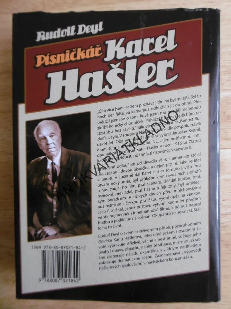 PÍSNIČKÁŘ KAREL HAŠLER, RUDOLF DEYL,