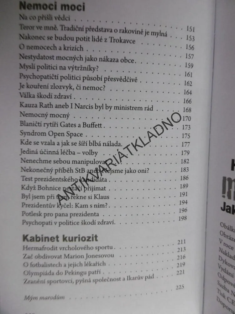 MÝM MARODŮM, JAK VYROBIT PACIENTA, JAN HNÍZDIL, **an