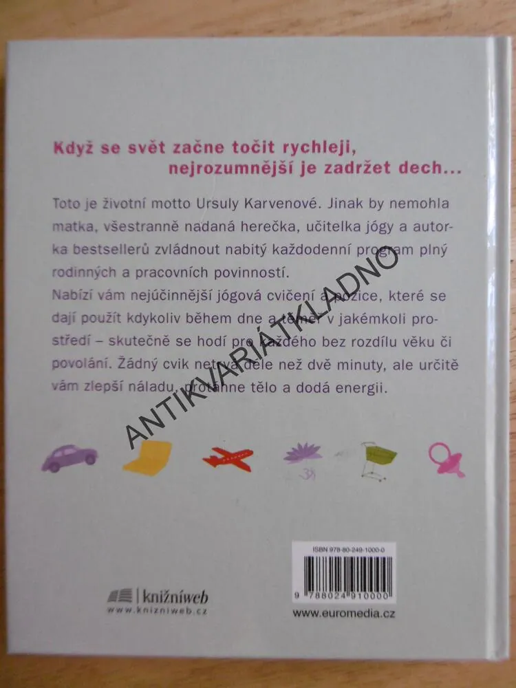 JÓGA NA KAŽDÝ DEN, IRSULA KARVENOVÁ, 60NEUVĚŘITELNĚ UŽITEČNÝCH CVIKŮ