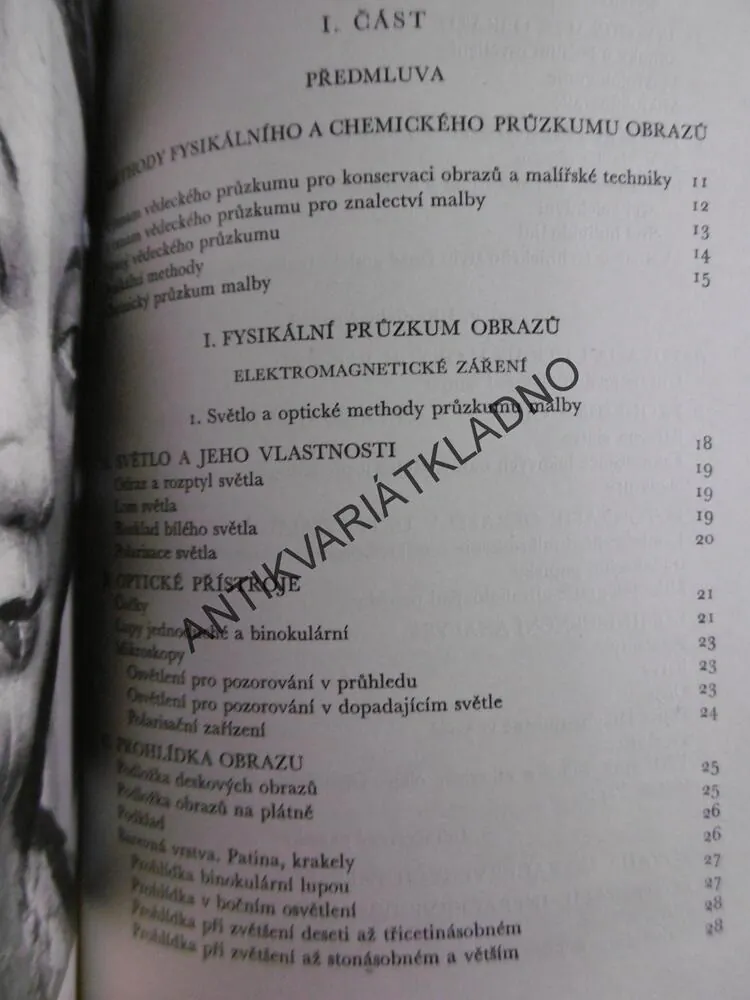 TECHNIKA MALBY PRŮZKUM A RESTAUROVÁNÍ OBRAZŮ, BOHUSLAV SLÁNSKÝ,