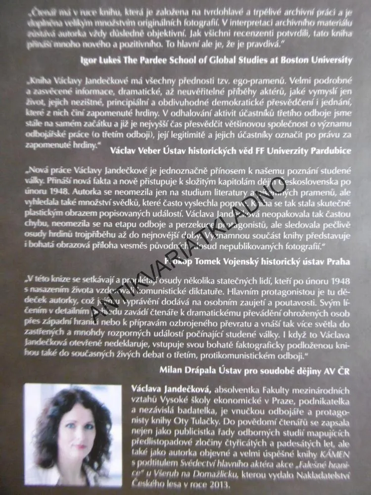 TŘI MUŽI PROTI TOTALITĚ, JANDEČKOVÁ