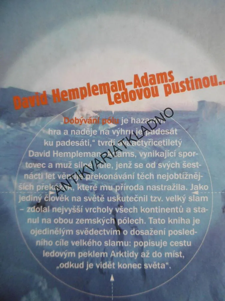 LEDOVOU PUSTINOU K SEVERNÍMU PÓLU, DAVID HEMPLEMAN-ADAMS,