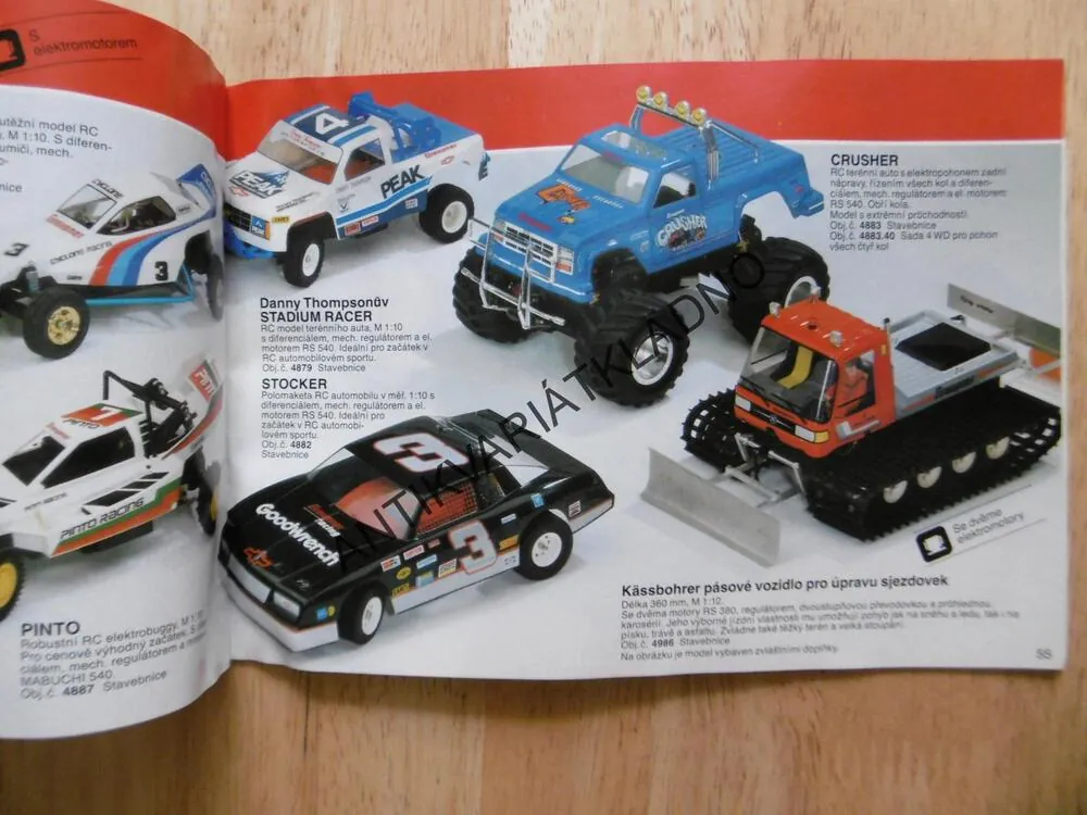 MODELÁŘSTVÍ, LETECKÉ, LODNÍ, AUTO, RÁDIOVÉ, MOTORY, MINI -K 92 CS, GRAUPNER, KATALOG