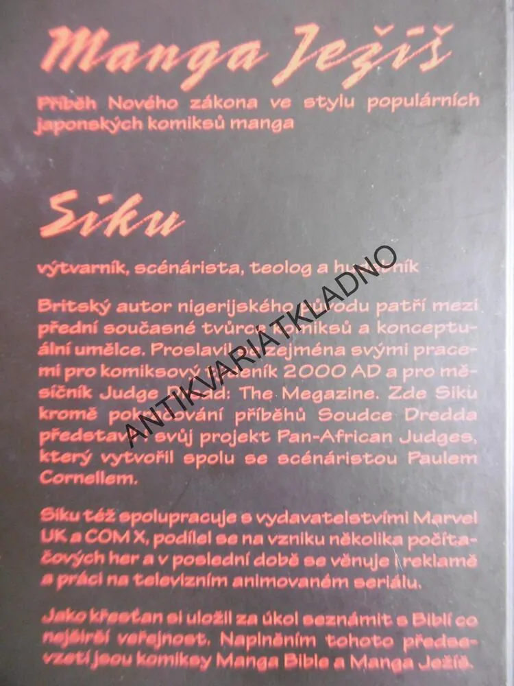 MANGA JEŽÍŠ, SIKU