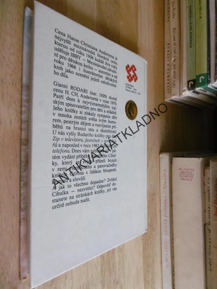 O STATEČNÉM CIBULKOVI, GIANNI RODARI, ONDŘEJ SEKORA, 1987