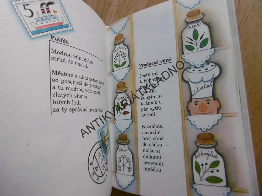 KOLIK VÁŽÍ MOTÝL, JINDŘICH BALÍK, SIVKO, 1989, **an