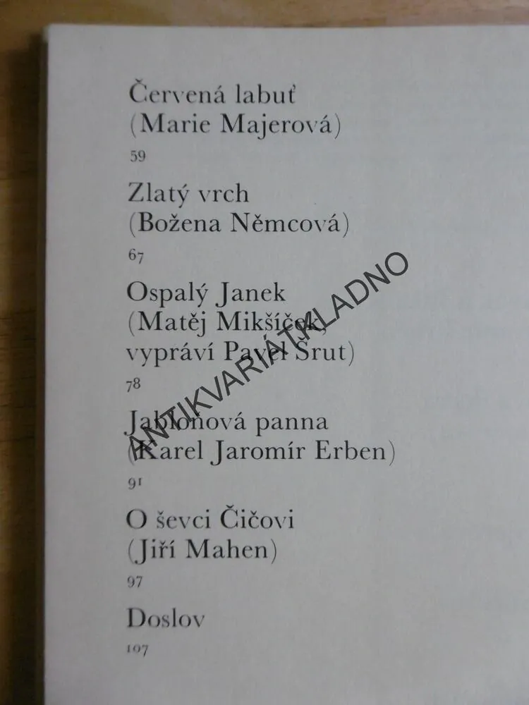ČERVENÁ LABUŤ, 11 POHÁDEK, KAREL SVOLINSKÝ