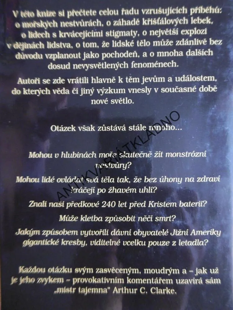 DALŠÍ ZÁHADY, ARTHUR C. CLARKE, **an