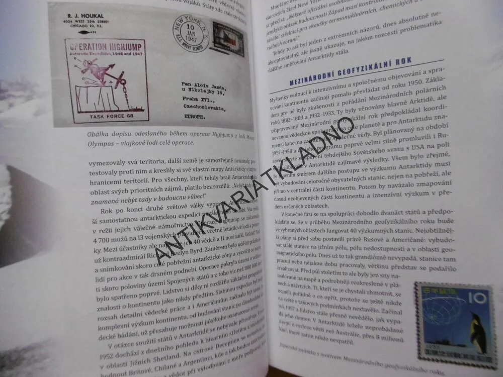 ČEŠI V ANTARKTIDĚ, HYNEK ADÁMEK, **an