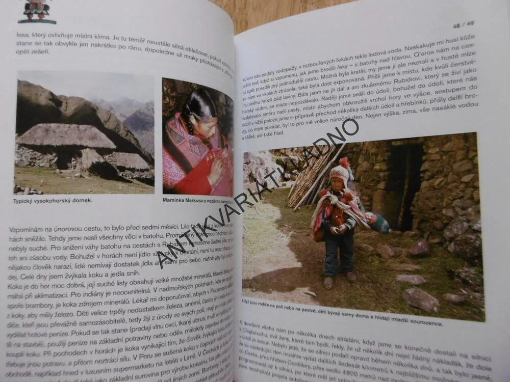 PERU- DĚTI INKŮ, OLGA VILÍMKOVÁ, **an
