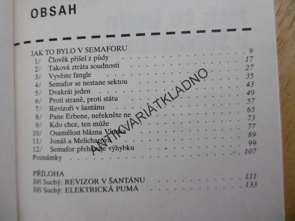 JAK TO BYLO V SEMAFORU, JIŘÍ SUCHÝ, JAN KOLÁŘ,