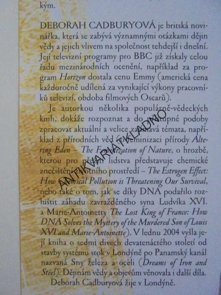 LOVCI DINOSAURŮ, DEBORAH CADBURYOVÁ, RIVALITA VĚDCŮ, PALEONTOLOGIE