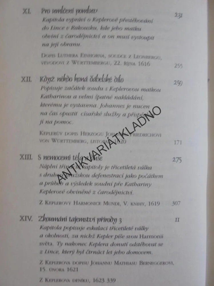 KEPLEROVA ČARODĚJNICE, JAMES A.CONNOR, ASTRONOMIE