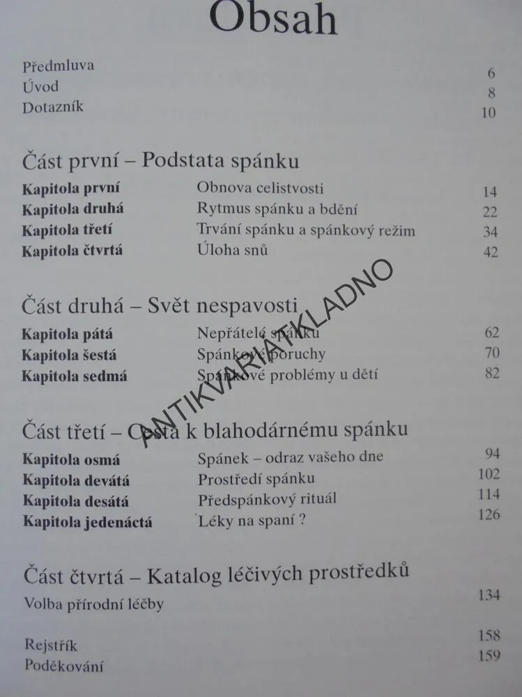 LÉČIVÁ SÁLA SPÁNKU, ZDRAVÍ, SHEILA  LAVERY, SPÁNEK