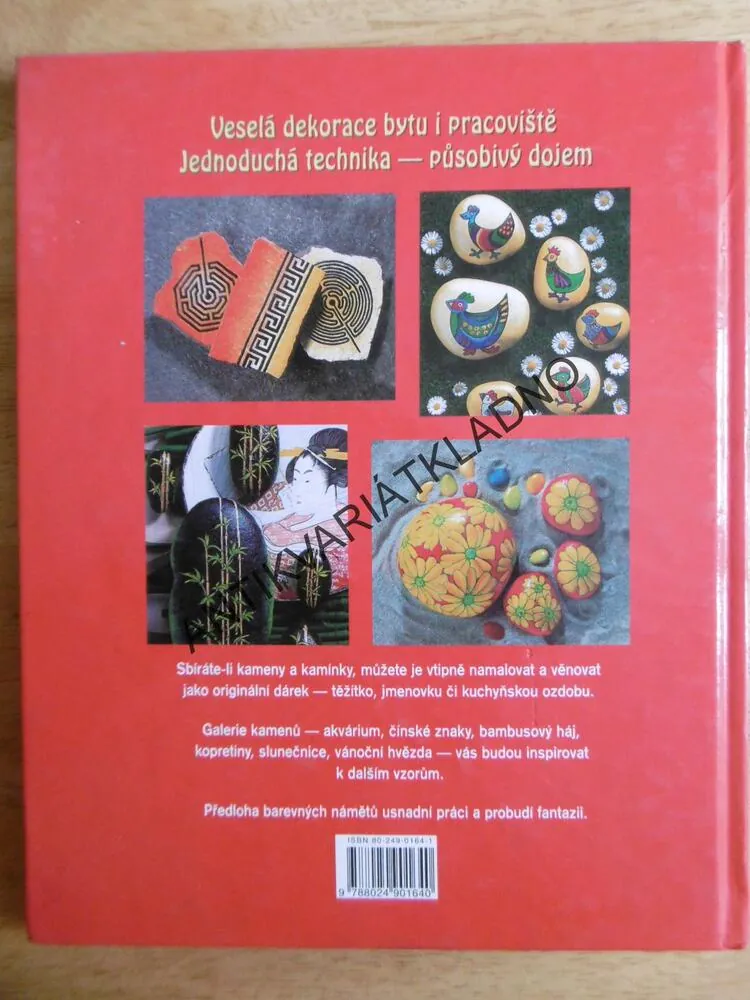 MALUJEME NA KAMENY, MATERIÁLY, TECHNIKA, BARVENÍ A PATINOVÁNÍ, GALERIE KAMENŮ, JULIA NIEPMANNOVÁ, **an