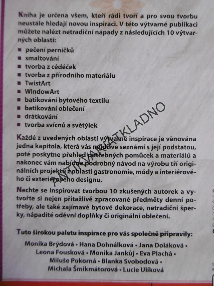 VELKÁ KNIHA VÝTVARNÉ INSPIRACE,