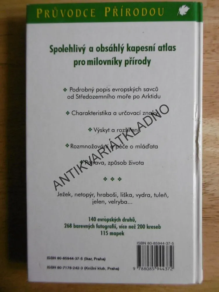 SAVCI, PRŮVODCE PŘÍRODOU, **an