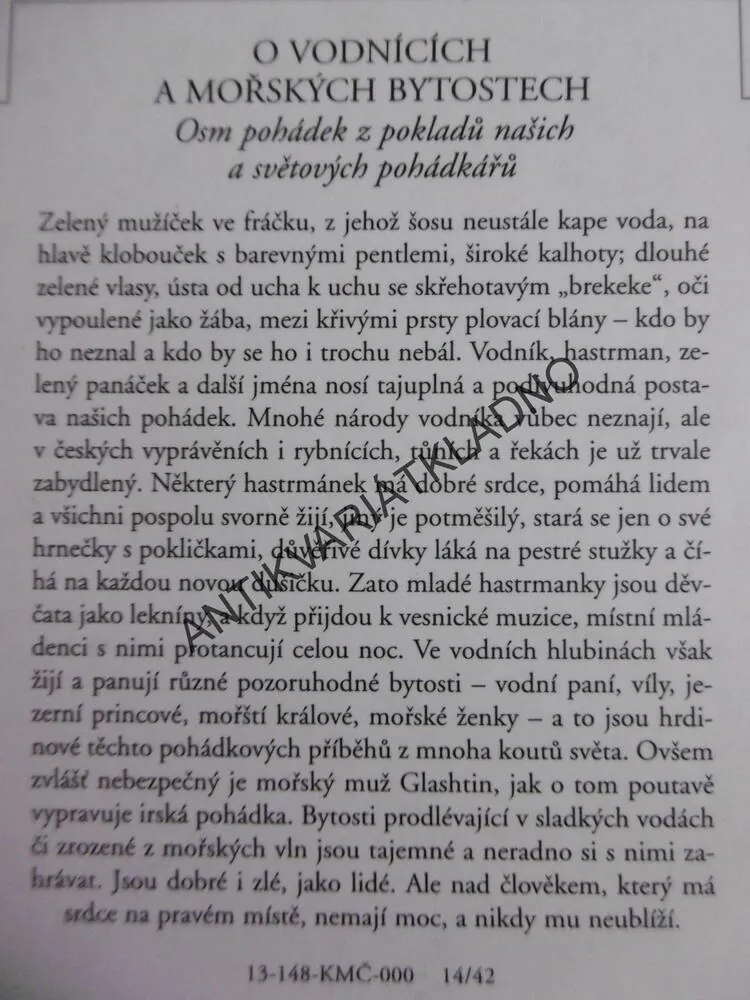 NEJKRÁSNĚJŠÍ POHÁDKY O VODNÍCÍCH A MOŘSKÝCH BYTOSTECH,