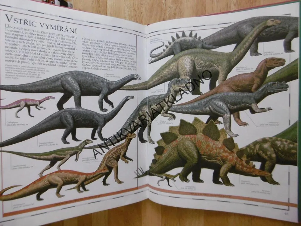 OBRAZOVÝ ATLAS DINOSAURŮ, DINOSAUŘI, GIULIANO FORNARI, **an
