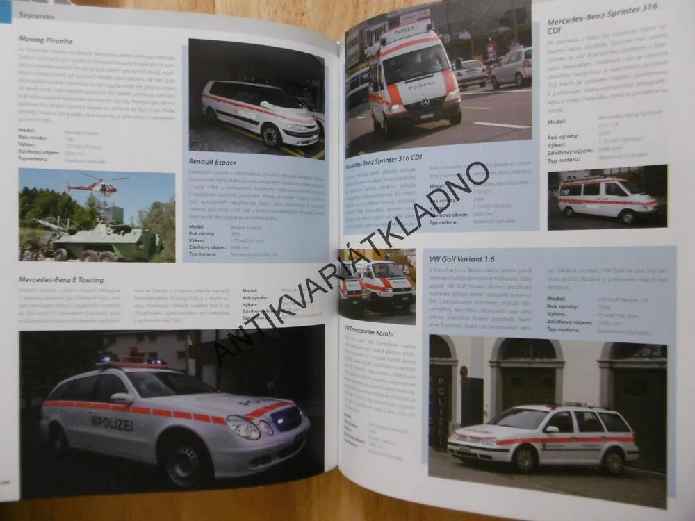 1000 POLICEJNÍCH VOZŮ, POLICEJNÍ SPECIÁLY Z CELÉHO SVĚTA, **an