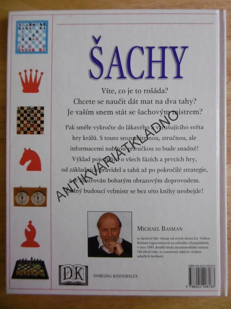 ŠACHY, PRAVIDLA, TECHNIKY, STRATEGIE, MICHAEL BASMAN
