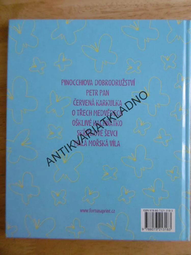 PINOCCHIOVA DOBRODRUŽSTVÍ A JINÉ POHÁDKY, PINOCCHIO, KARKULKA, VÍLA,PETR PAN AJ.,**an